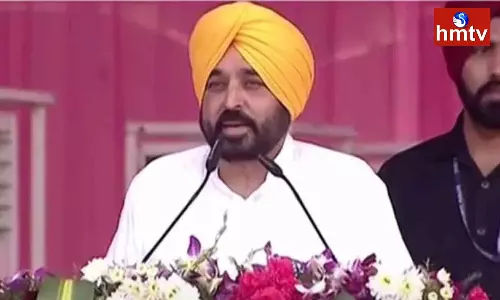 Bhagwant Mann Fire On BJP in BRS Khammam Sabha Bhagwant Mann Fire On BJP in BRS Khammam Sabha