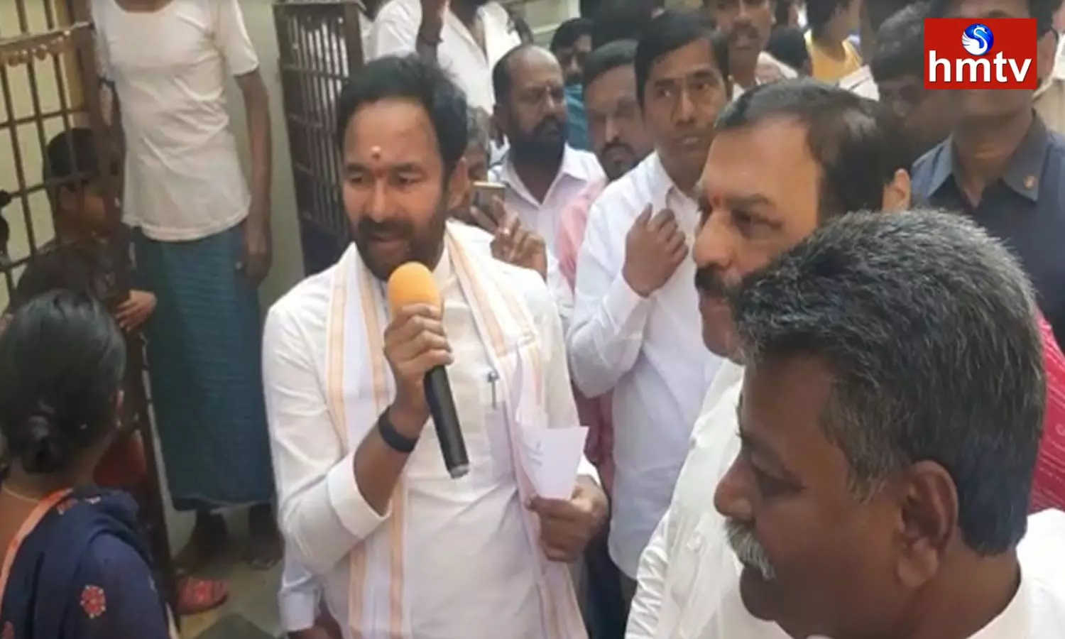 Kishan Reddy Padayatra at Hyderabad Amberpet