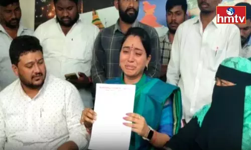 Jagtial Municipal Chairperson Sravani Resigned