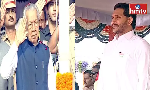 Republic Day Celebrations Vijayawada Indira Gandhi Stadium