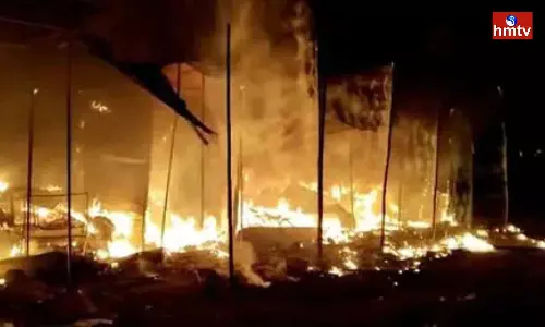 Fire Accident in Penuganchiprolu