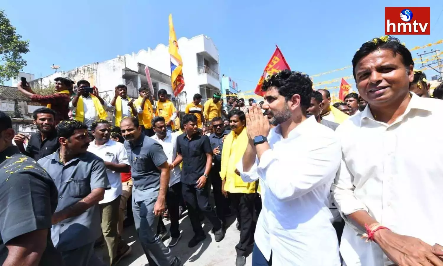 Second Day Lokesh Yuvagalam Padayatra Started