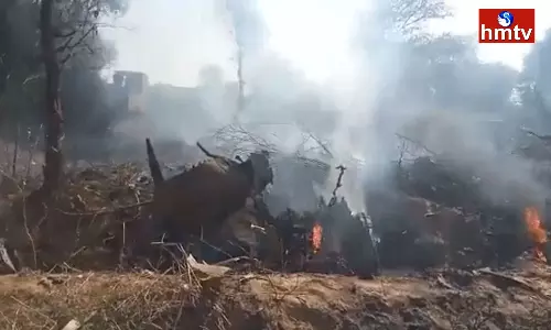 Chartered plane crashed in Rajasthan Bharatpur Chartered plane crashed in Rajasthan Bharatpur