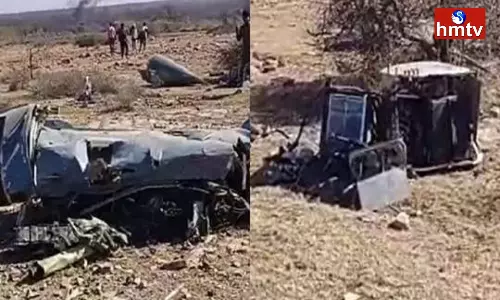 Air Force Planes Crashed In Madhya Pradesh