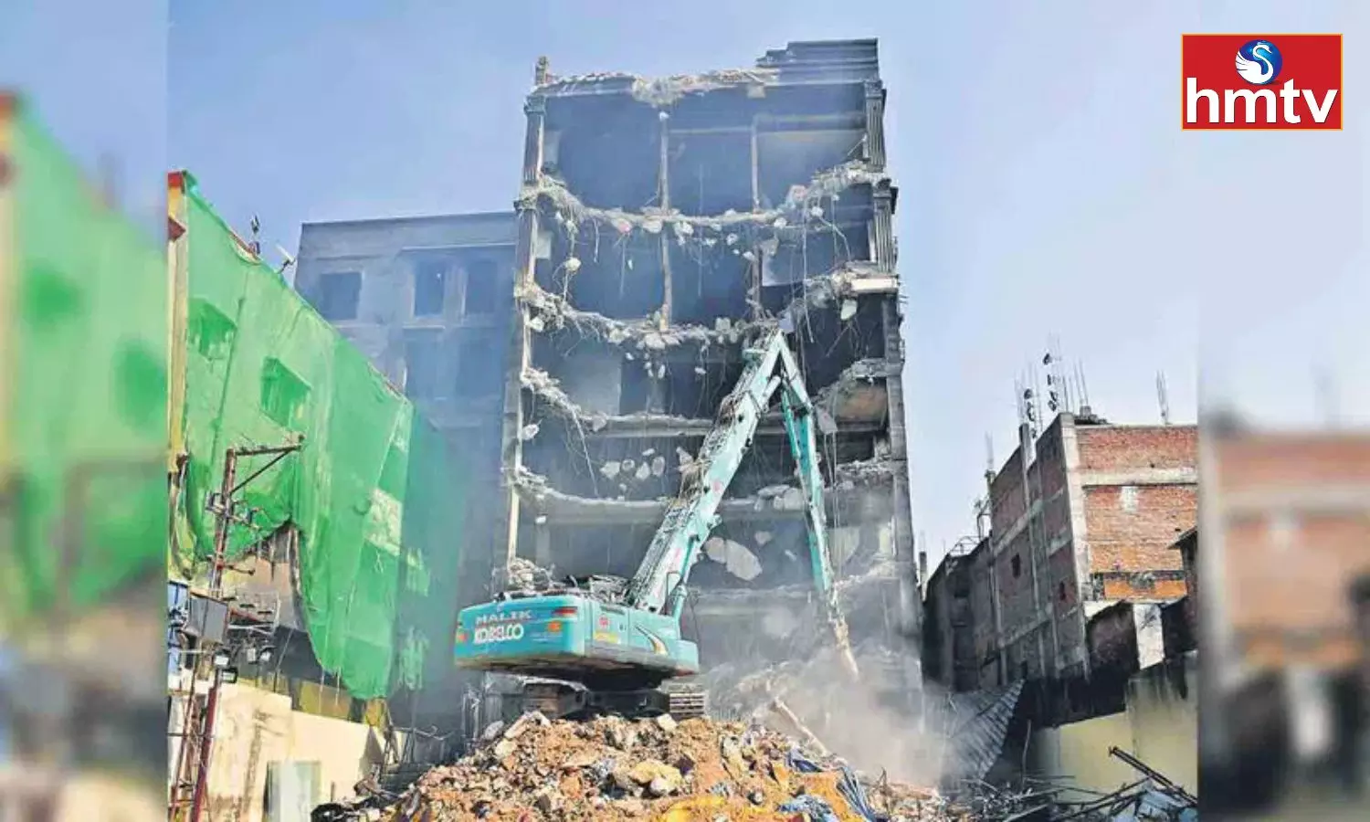 Demolition Of Deccan Mall In Secunderabad