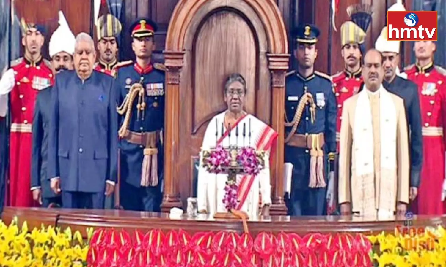 Budget 2023 President Droupadi Murmu Addresses Both Houses of Parliament