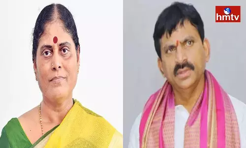 Ponguleti Srinivas Reddy Meets YSRTP Vijayamma