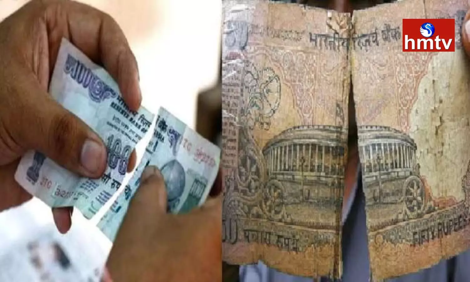 Do you Have Torn Notes of Rs.100, 200, 500 Exchange it Like This