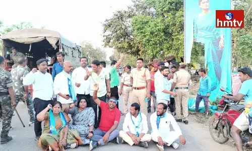 Tension in Sharmila Padayatra in Warangal Parvatgiri