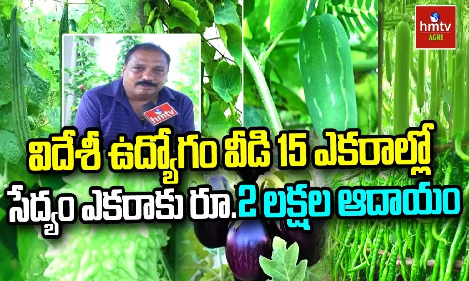 NRI Sambasiva Rao Quits Job Returns To India and Started Organic Farming