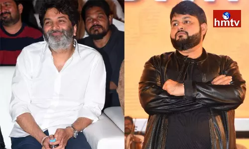 Trivikram Disappointed With Music Director Thaman’s Work