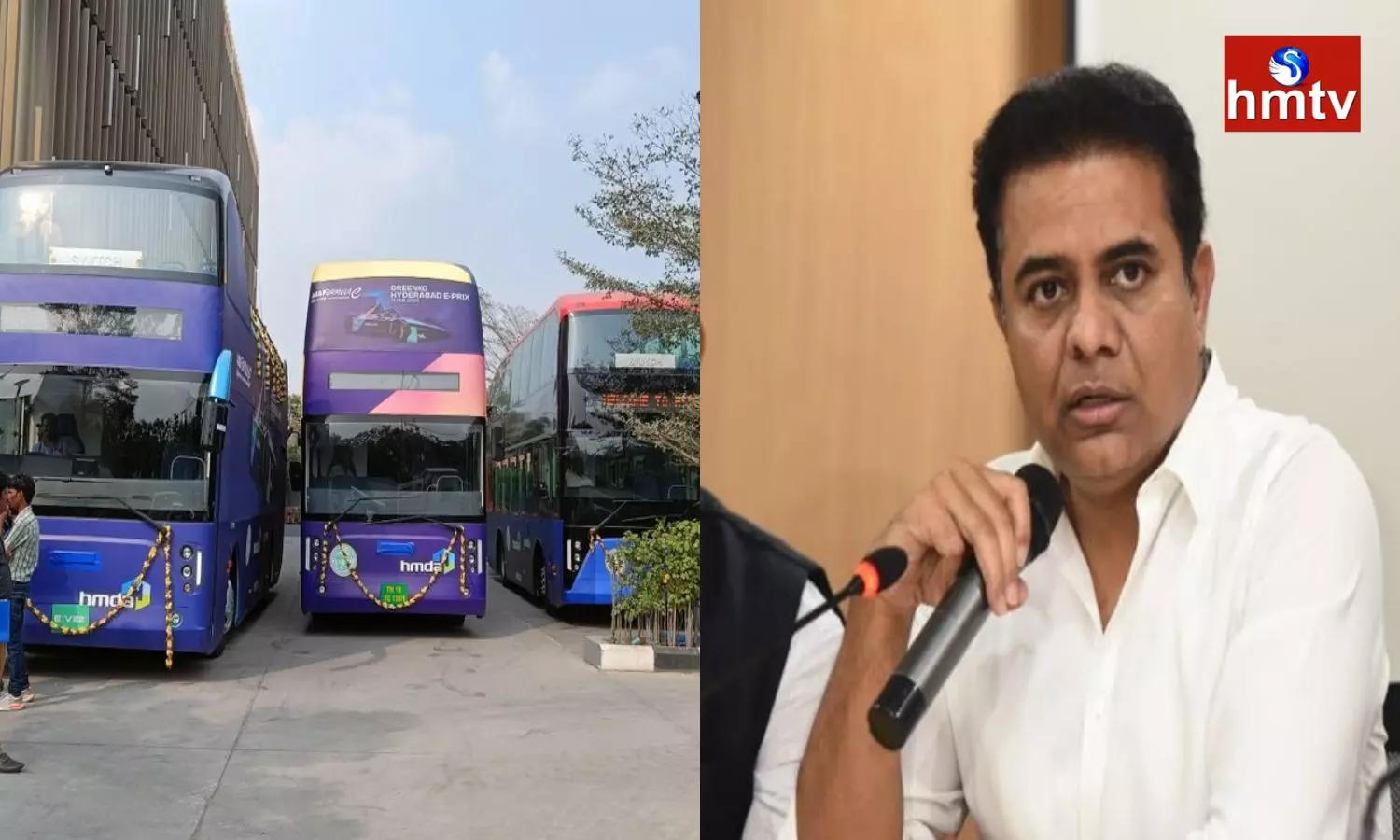 KTR Said that Double Decker Bus Will be available in Hyderabad soon