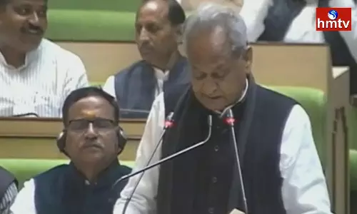 Rajasthan CM Ashok Gehlot Read old Budget Speech in Assembly Rajasthan CM Ashok Gehlot Read old Budget Speech in Assembly