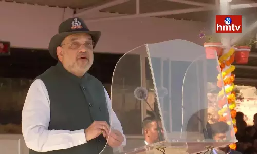 Amith Shah Attended As Important Guest For IPS 74th Batch Passing Out Parade