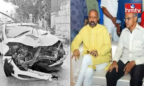 Nandamuri Ramakrishna Narrowly Missed an Accident