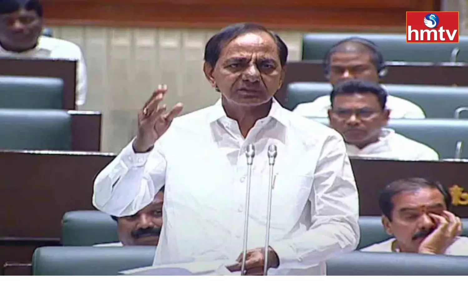 KCR Counter BJP Congress Secretariat Pragathi Bhavan Demolish