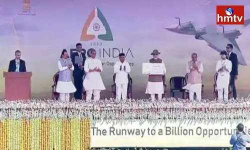 Narendra Modi Inaugurated Aero India 2023 In Bangalore