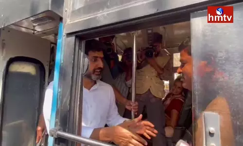 Nara Lokesh Padayatra At Chittoor Sathyavedu