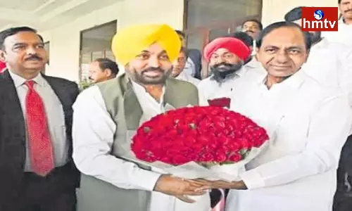 Punjab CM Bhagwant Mann Tour in Siddipet Punjab CM Bhagwant Mann Tour in Siddipet