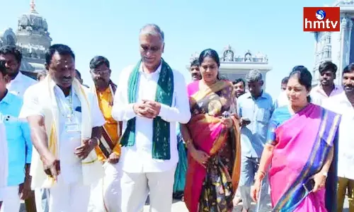 Bhumi Puja For Construction Of Hospital In Yadadri District Bhumi Puja For Construction Of Hospital In Yadadri District