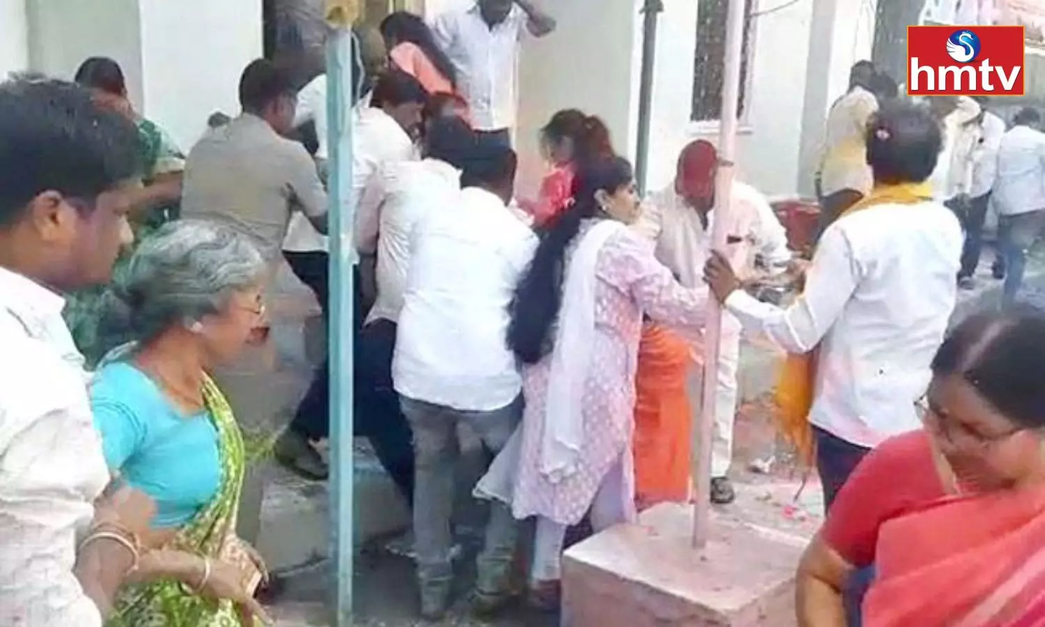 MLA Kaleru Venkatesh Injured During CM KCR Birthday Celebrations