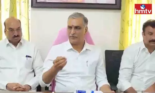 Telangana Minister Harish Rao Fired On Union Government