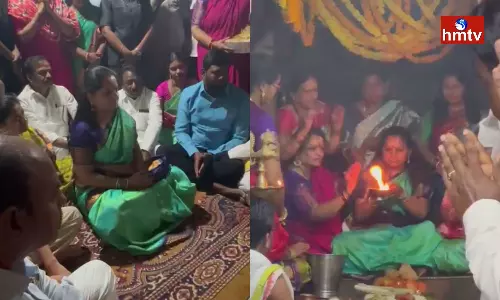 MLC Kavitha Visited Alampur Jogulamba Temple