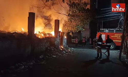 Fire Accident In Vizag Dwaraka Nagar