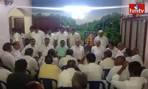 Meeting At Kanna Lakshminarayana House In Guntur Meeting At Kanna Lakshminarayana House In Guntur