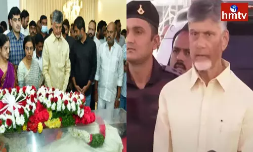 Chandrababu Paid Tribute to Taraka Ratna