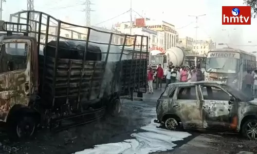 DCM Vehicle Caught In Fire