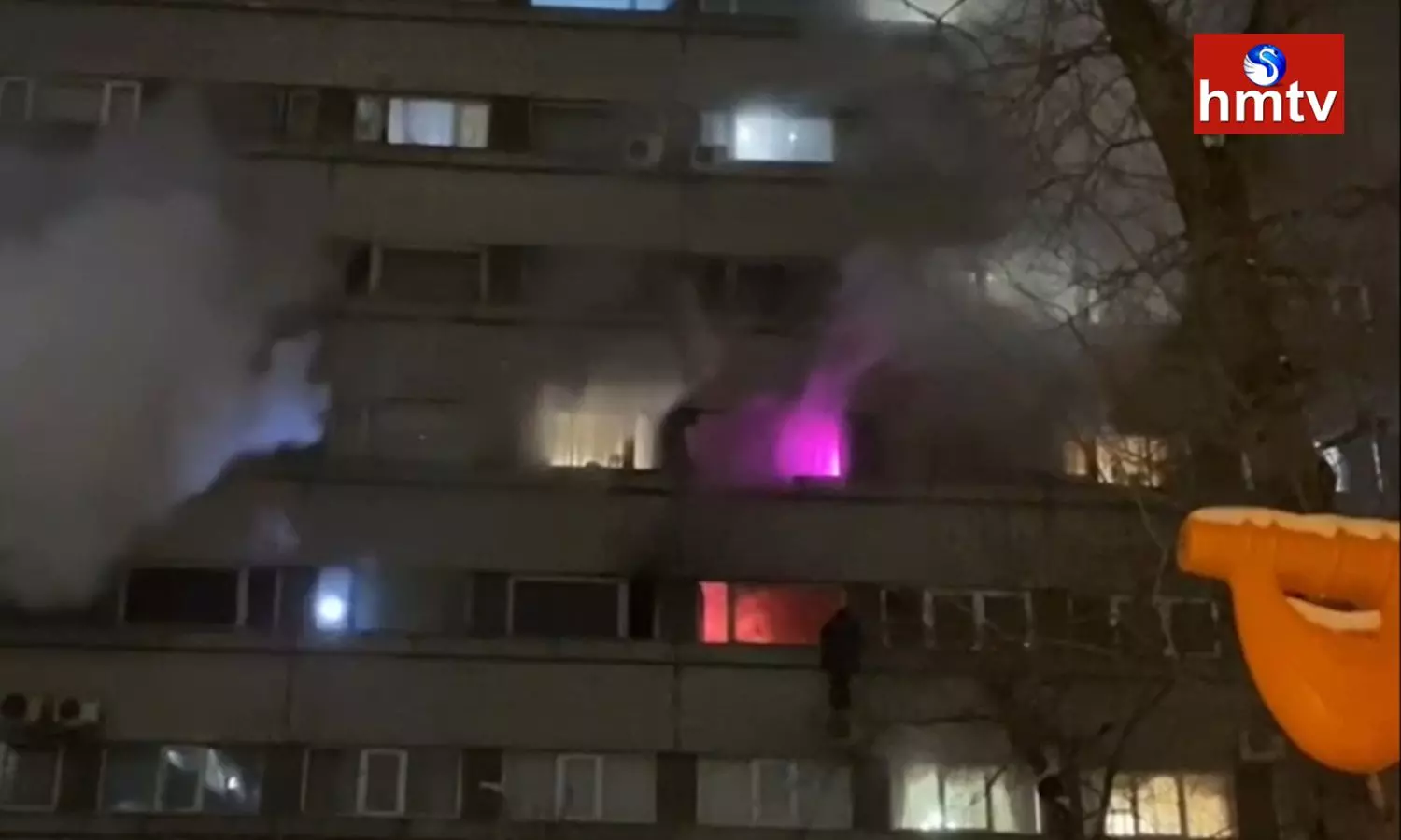 Fire Accident In Moscow