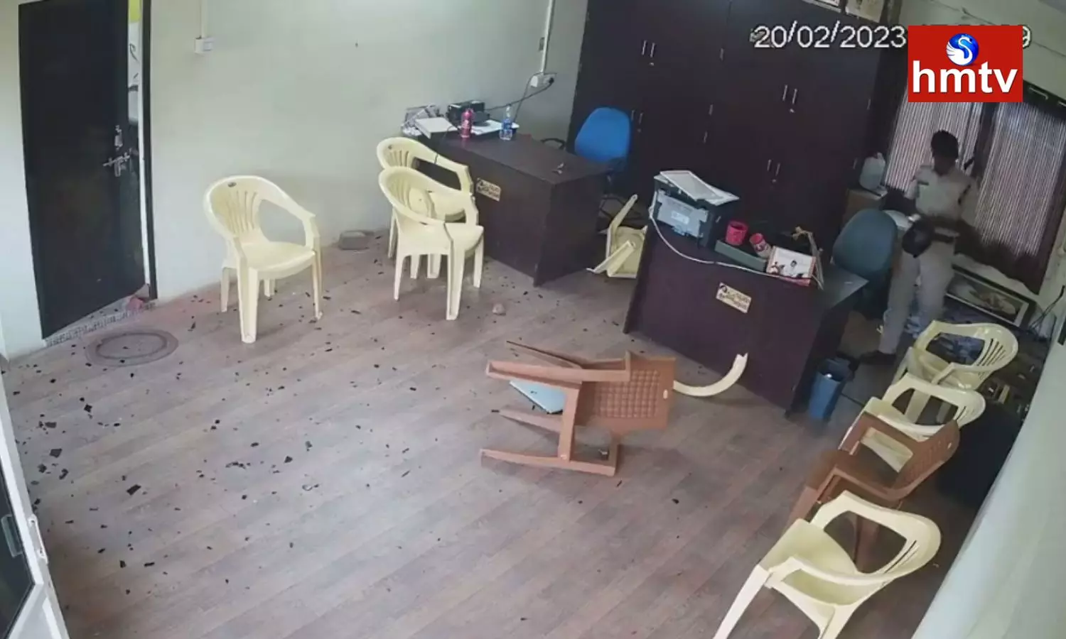 Constable Robbery At Gannavaram TDP Office