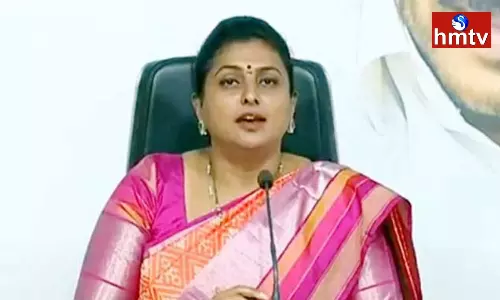 Minister Roja Slams Chandrababu