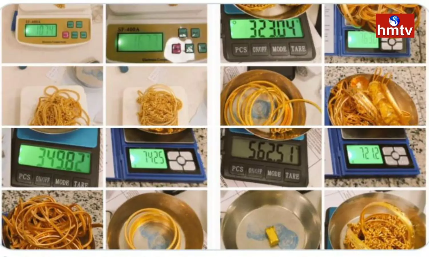 Heavy Gold Seez At Shamshabad Airport