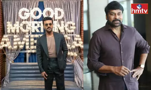 Megastar Chiranjeevi Tweet About Ram Charan Good Morning America Show