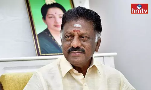 Major set Back to AIDMK Leader Panneerselvam