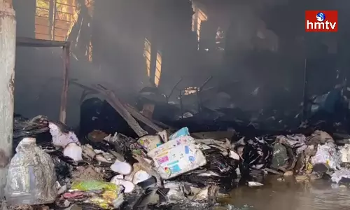 Fire Accident In Erragadda WareHouse Fire Accident In Erragadda WareHouse