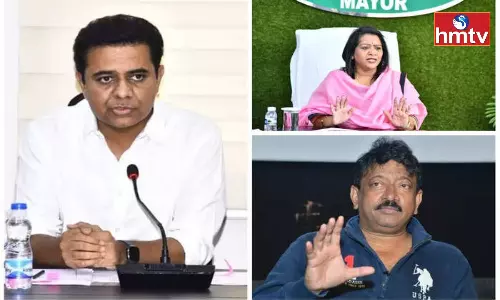 RGV Requests KTR to Make GHMC Mayor to Stay in the Middle of 5 lakh Dogs