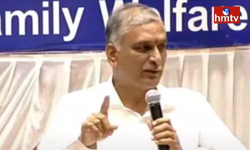 Harish Rao Visited Medical Student Preeti