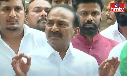 Etela Rajender Visits Preethi at Nims Hospital