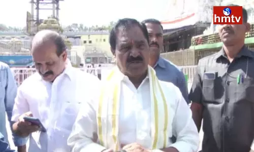 NarayanaSwamy Comments On Nara Lokesh