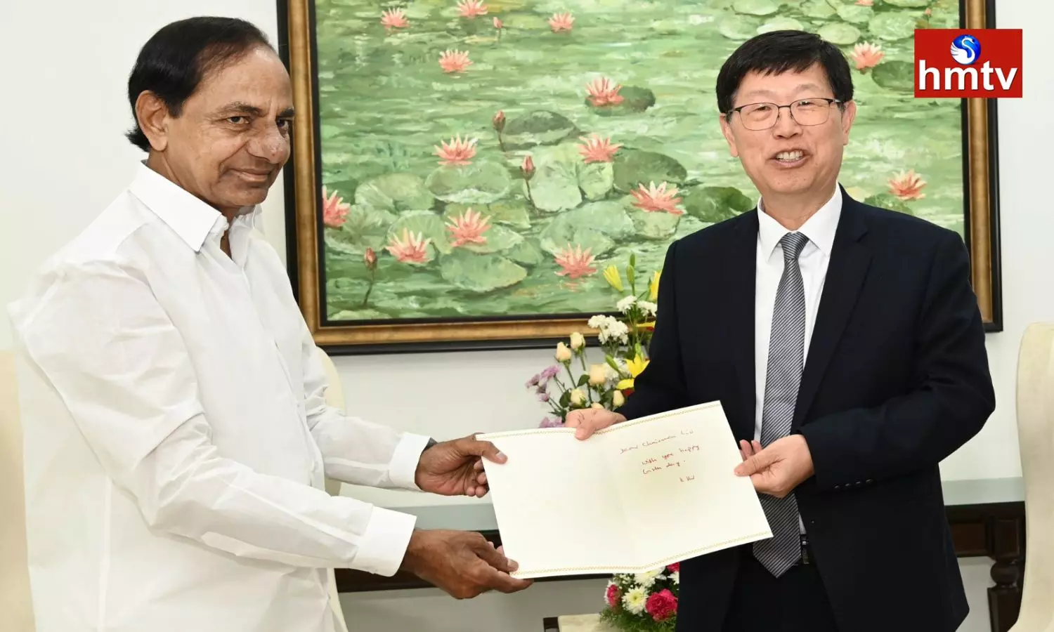 Foxconn Company Done Agreement With Telangana Govt