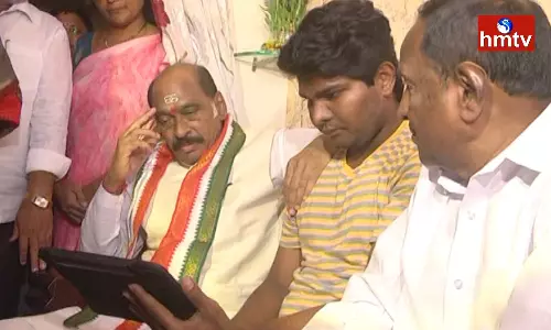 Manikrao Thakre Visited Thota Pawan