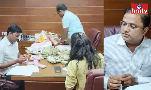 Karnataka BJP MLA Son Caught Taking RS 40 Lakh Bribe Karnataka BJP MLA Son Caught Taking RS 40 Lakh Bribe