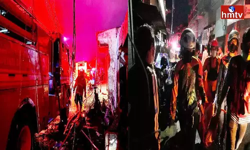 Fire Accident In Indonesia Capital Jakarta