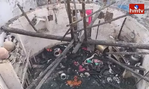 Fire Accident In Nuzvidu