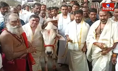 Revanth Reddy Hath Se Hath Jodo yatra Reached Vemulawada