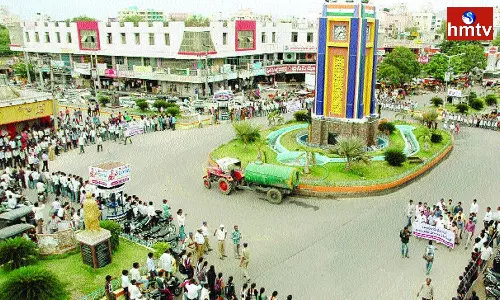 High Tension At Anantapur Clock Tower