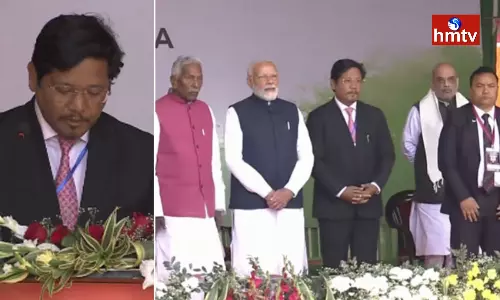 Conrad Sangma Sworn As Meghalaya CM